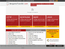Tablet Screenshot of bergamotransfer.com